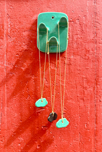 Support Colliers 3 crochets - Faïence artisanale