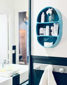 Étagère Faïence Émaillée Turquoise brillant
