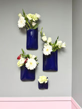 Charger l&#39;image dans la galerie, Vase Mural Bleu Marine 4
