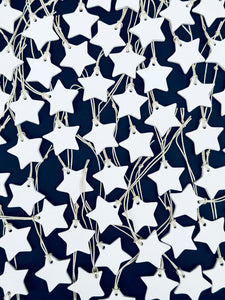 Boîte de 7 pendentifs Etoiles pour sapin de Noël