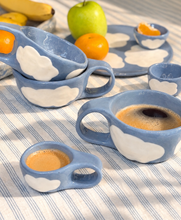 Charger l'image dans la galerie, Mini Tasse Bleue Nuage Blanc
