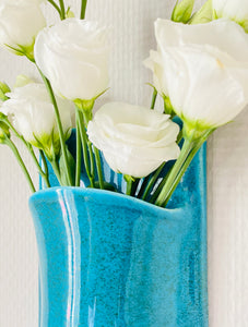 Vase Mural Bleu Turquoise