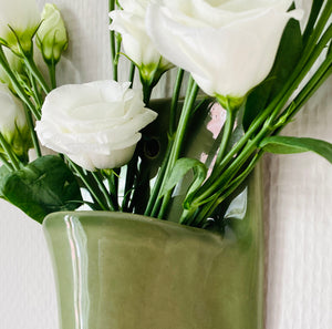 Vase Mural Vert Sauge