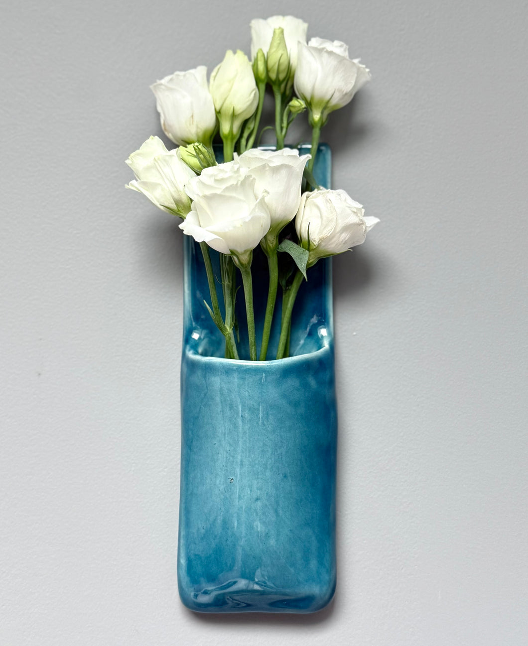 Vase Mural Bleu Délavé 3