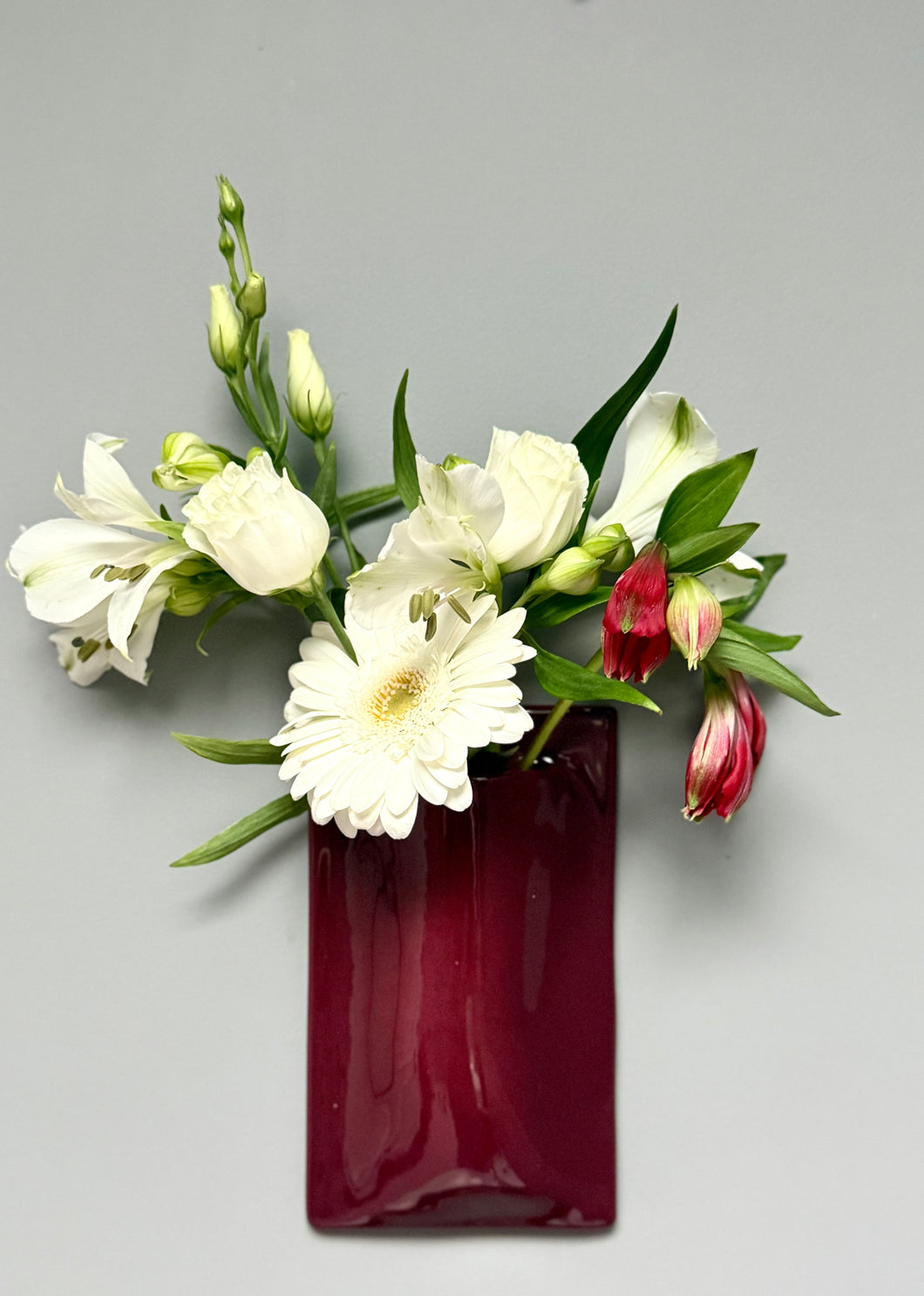 Vase Mural Aubergine