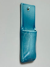 Charger l&#39;image dans la galerie, Vase Mural Bleu Délavé 3
