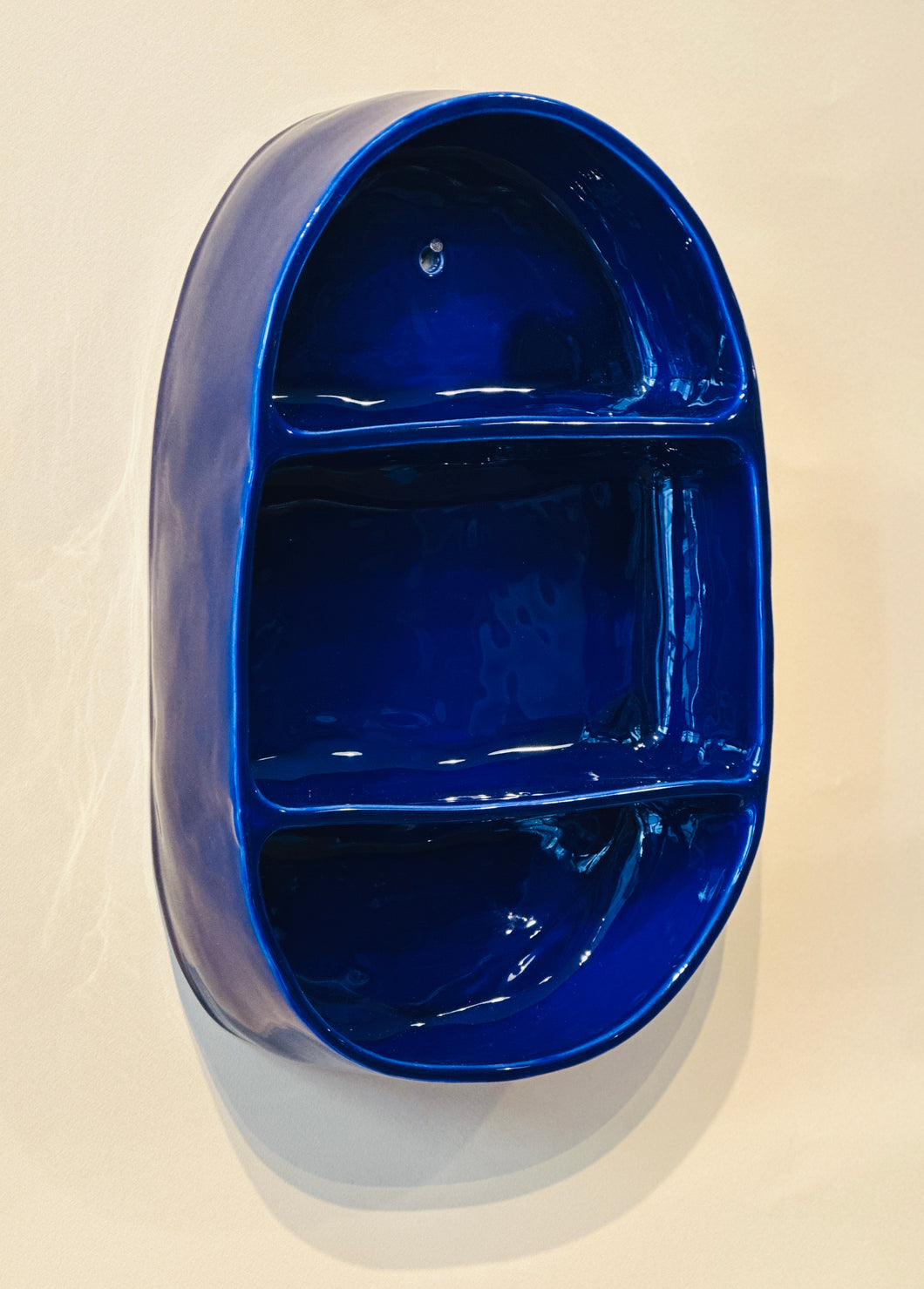Étagère Faïence Émail bleu marine brillant