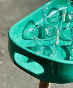 Plateau Oval Vert Pop