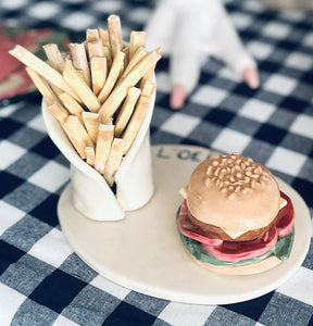 ASSIETTE BURGER FRITES #1