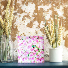 Charger l&#39;image dans la galerie, Bloc Plexi 10x10 cm - ROSES
