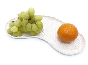 PLAT APÉRO BLANC DENTELLE