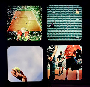 LE PACK "ROLAND GARROS" - 4 Dessous de Verre