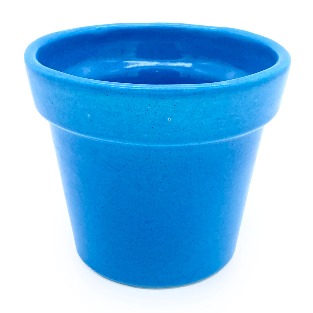 CACHE POT BLEU ROI