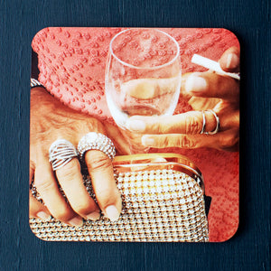 Dessous de verre - CHAMPAGNE ET DIAM'S