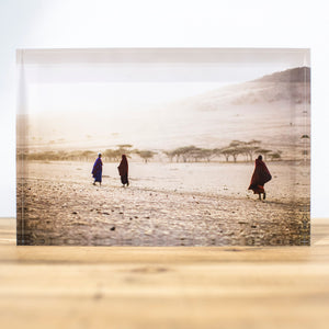 Bloc Plexi 10x15 cm - PAYSAGE MASSAÏ