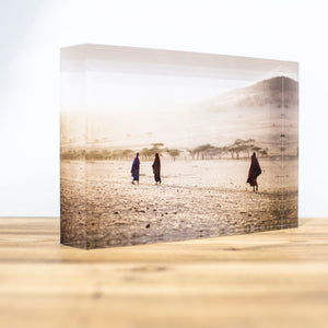 Bloc Plexi 10x15 cm - PAYSAGE MASSAÏ