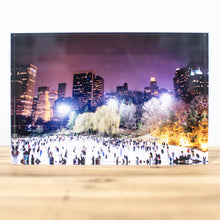 Charger l&#39;image dans la galerie, Bloc Plexi 10x15 cm - PATINOIRE CENTRAL PARK
