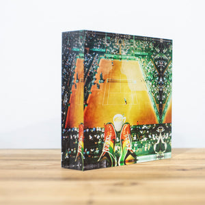 Bloc Plexi 10x10 cm - CAFÉ ROLAND GARROS