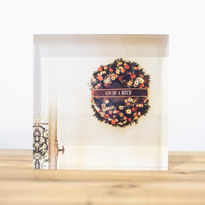 Bloc Plexi 10x10 cm - SON OF A