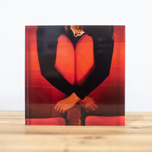 Bloc Plexi 10x10 cm - COEUR CINEMA