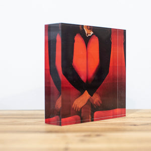 Bloc Plexi 10x10 cm - COEUR CINEMA